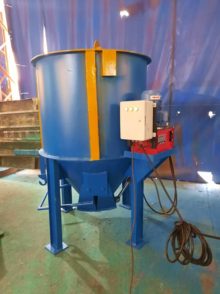 Özel imalat beton karıştırma ve besleme ekipmanı